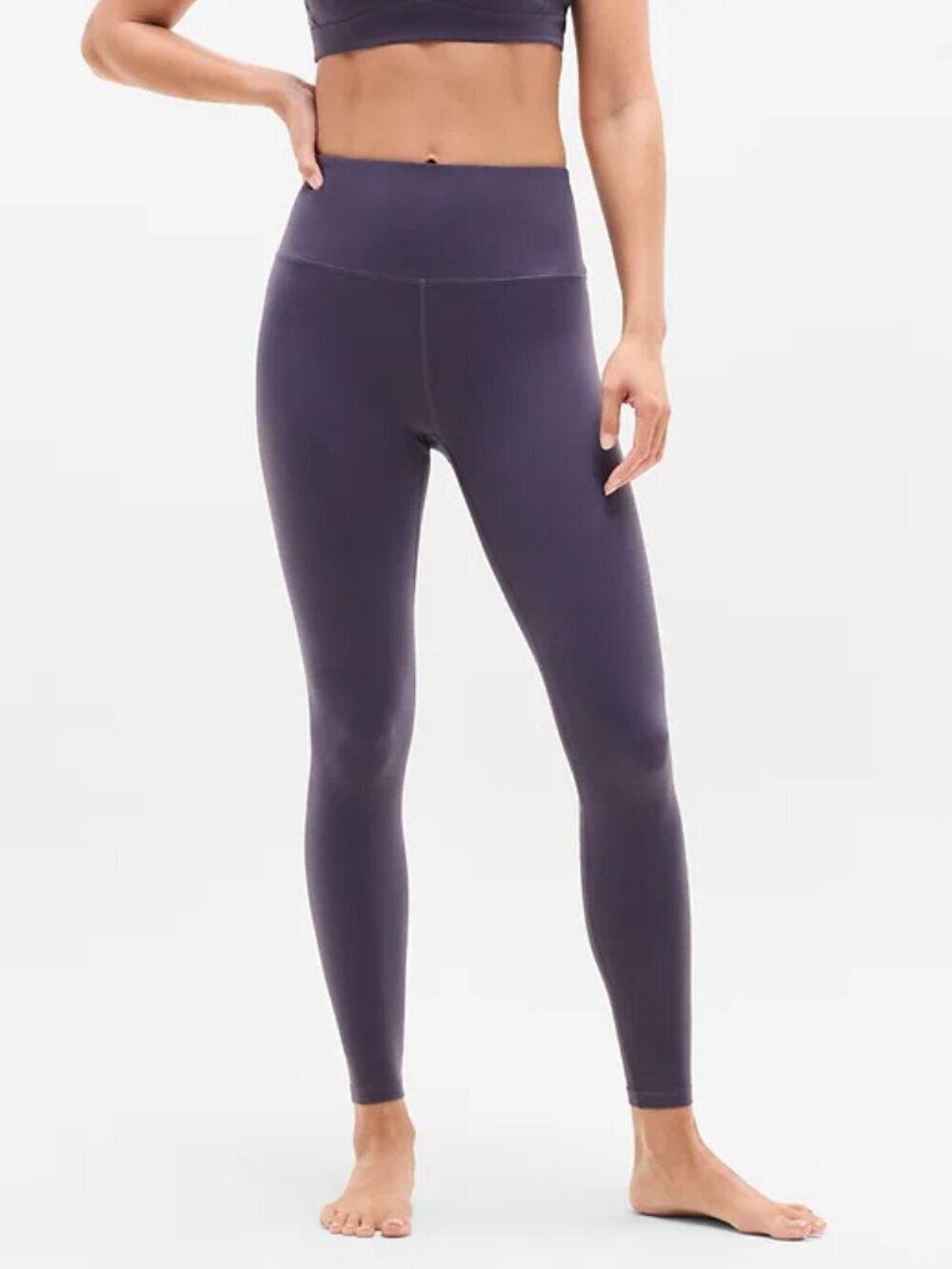 ATHLETA Ultra High Rise Elation Twilight Purple 7/8 Ankle Leggings, Size XS
